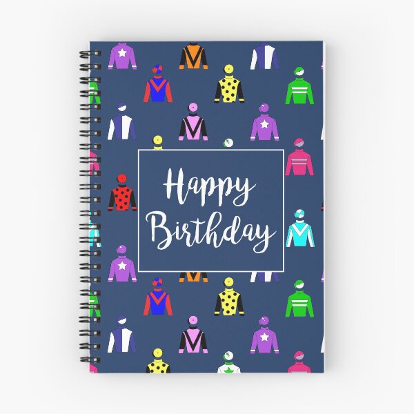 Item preview, Horse Racing Jockey Silks Happy Birthday designed and sold by CreativeTwins.