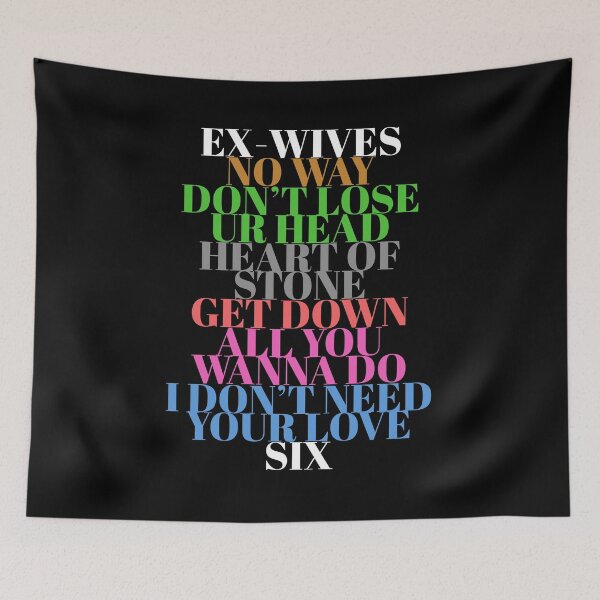 Item preview, Six Ex-Wives Songs designed and sold by geedesignsstuff.