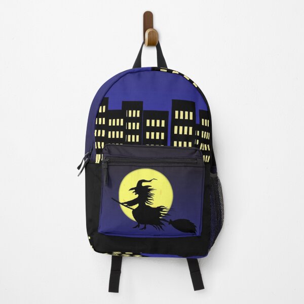 Item preview, Halloween City At Night with Flying Witch designed and sold by GraffiTimi.