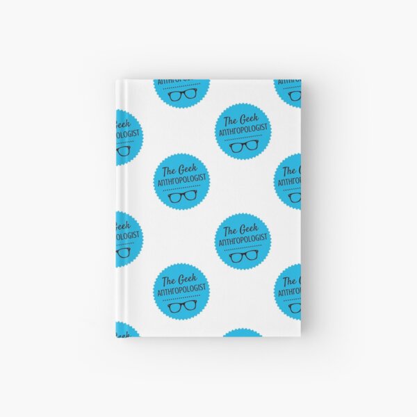 The Geek Anthropologist Logo Repeat Hardcover Journal