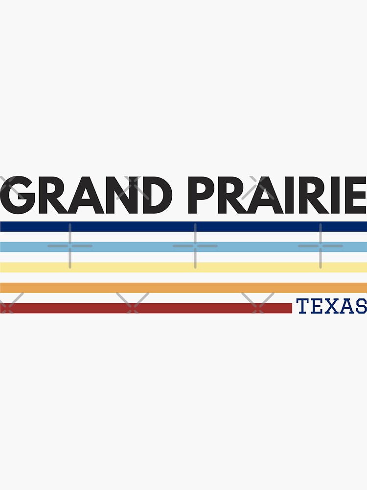 "Grand Prairie Texas" Sticker by Taumaturgo Redbubble