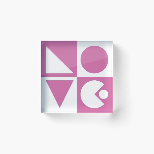 Artikelvorschau, Geometric LOVE in two colors entworfen und verkauft von acidmit.