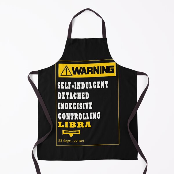 Item preview, WARNING ZODIAC SIGN LIBRA designed and sold by GraphicMedia.