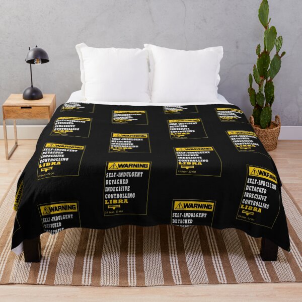Item preview, WARNING ZODIAC SIGN LIBRA designed and sold by GraphicMedia.