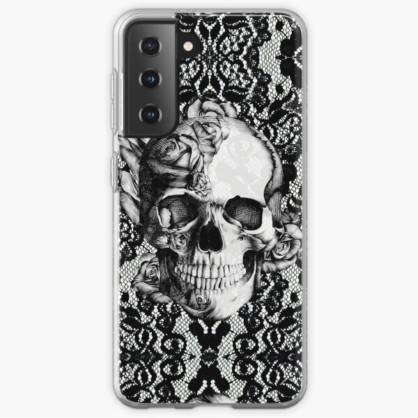 Gothic Lace skull Samsung Galaxy Soft Case