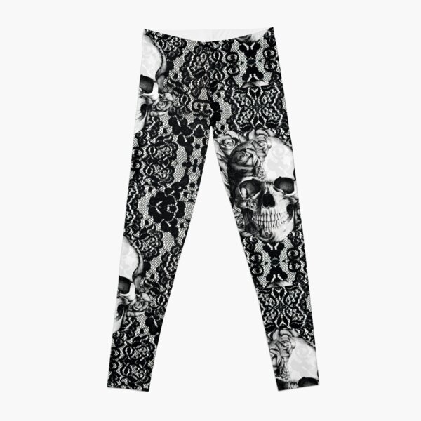 Honeycomb skull outlet leggings