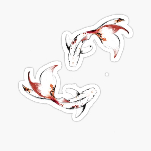 Vista previa del artículo con la obra «Koi fish», diseñado y vendido por Serpent11.