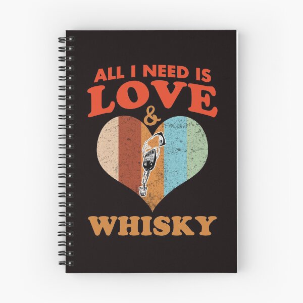 Item preview, All I Need Is Love and Whisky - Funny Whisky Retro Heart Gift  designed and sold by leo121687.