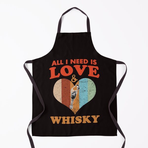 Item preview, All I Need Is Love and Whisky - Funny Whisky Retro Heart Gift designed and sold by leo121687.