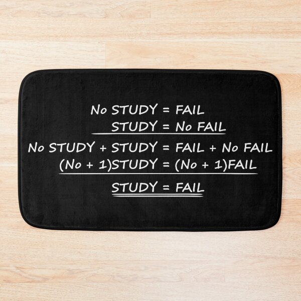 Item preview, No Study = Fail designed and sold by jc007.