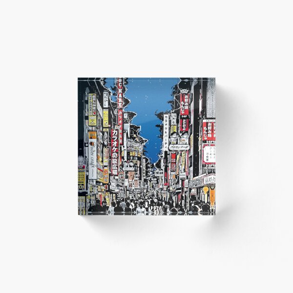 Artikelvorschau, Tokyo City Zeichnung Illustration Manga entworfen und verkauft von SkyzCreative.
