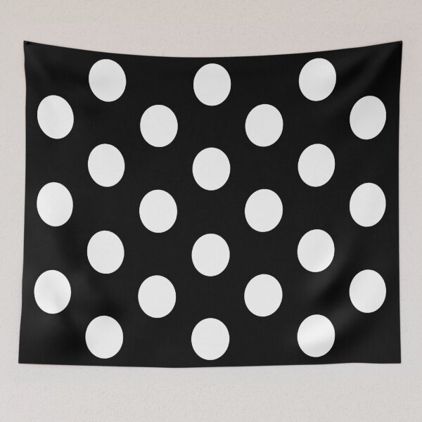 Item preview, Large WHITE and BLACK POLKA DOTS designed and sold by RachelMacht.