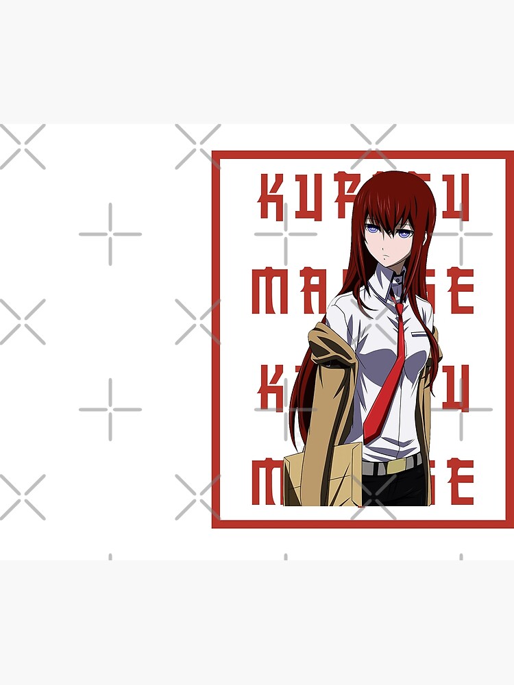 Steins Gate Anime Kurisu Makise Portrait Poster By Ideas Heaven Redbubble 5739