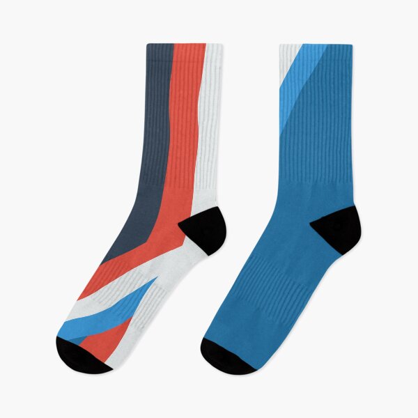 Item preview, Abstract red blue white striped X designed and sold by Thecolorschemer.