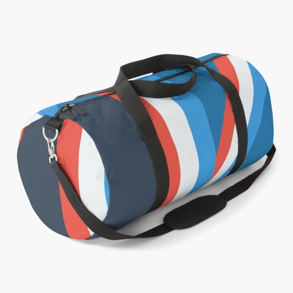 Item preview, Abstract red blue white striped X designed and sold by Thecolorschemer.