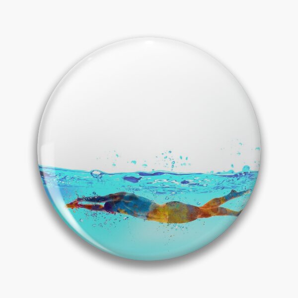 Item preview, Professional man swimmer inside swimming pool 03 designed and sold by paulrommer.