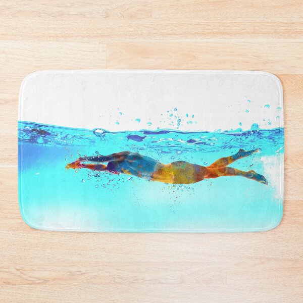 Item preview, Professional man swimmer inside swimming pool 03 designed and sold by paulrommer.