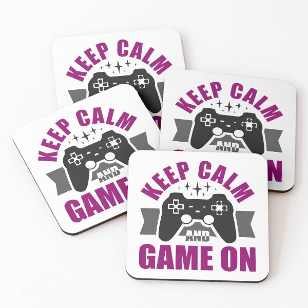 Item preview, Keep Calm and Game On designed and sold by yassiny.
