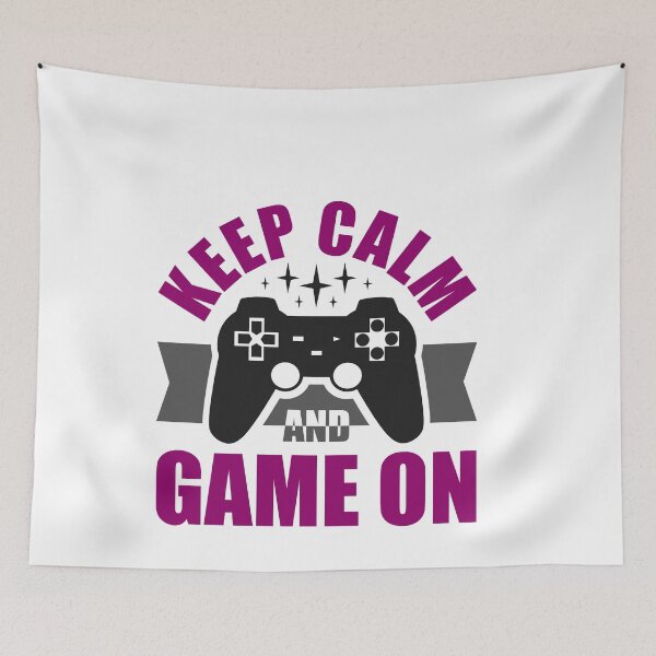 Item preview, Keep Calm and Game On designed and sold by yassiny.