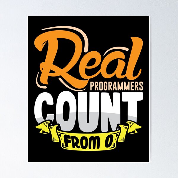 Item preview, Real Programmers count from 0 script admin designed and sold by Grinover.