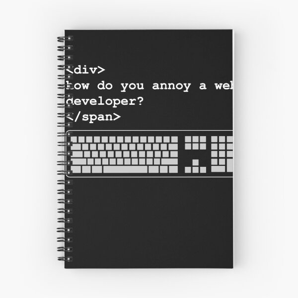 Item preview, <div> how do you annoy a web developer? </span> designed and sold by Grinover.