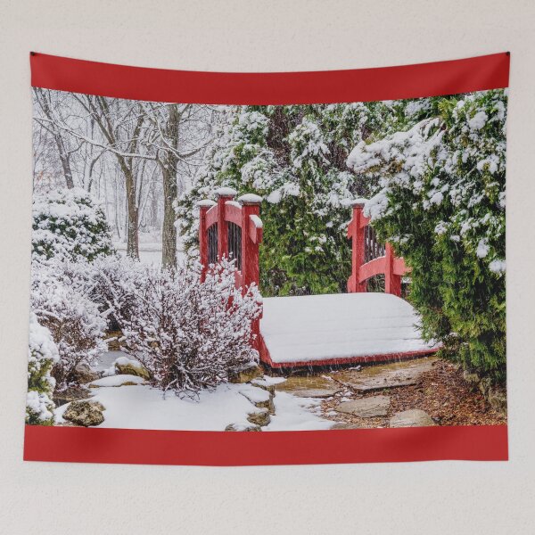 Item preview, The Little Red Bridge designed and sold by mljdwhite.