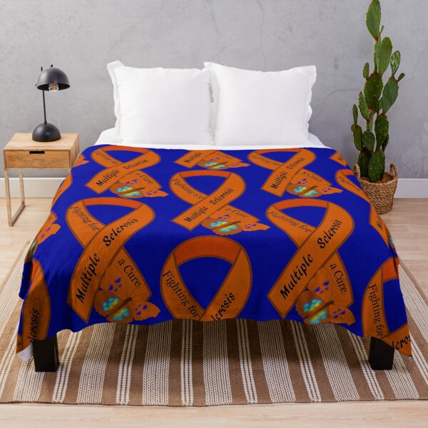 Item preview, MS, Multiple Sclerosis Awareness Ribbon designed and sold by AFordhamDesigns.