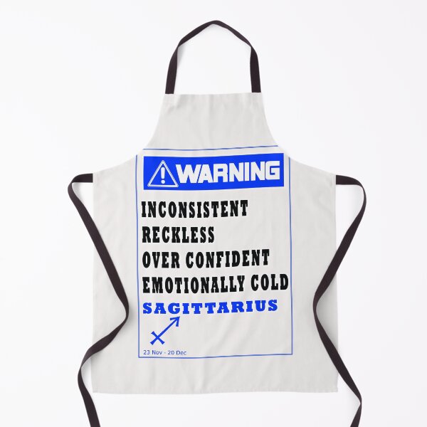 Item preview, WARNING ZODIAC SIGN SAGITTARIUS designed and sold by GraphicMedia.