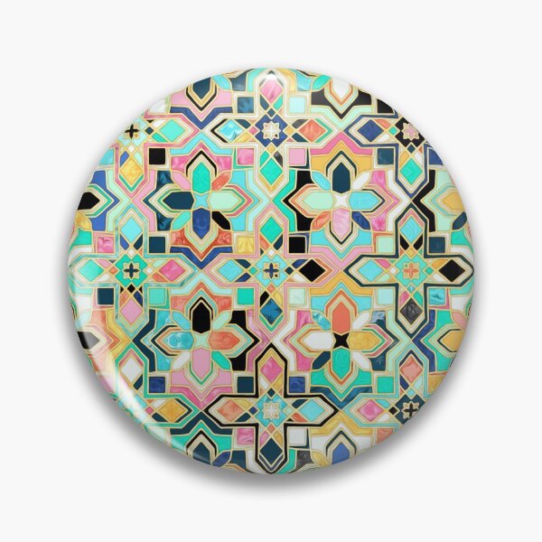 Item preview, Gilded Boho Jeweled Tiles designed and sold by micklyn.