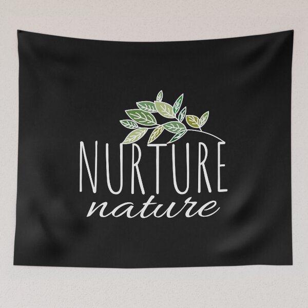 Item preview, Nurture nature, Wildflower, Earth lover, Nature lover, Plant lover  designed and sold by cyhdesign.