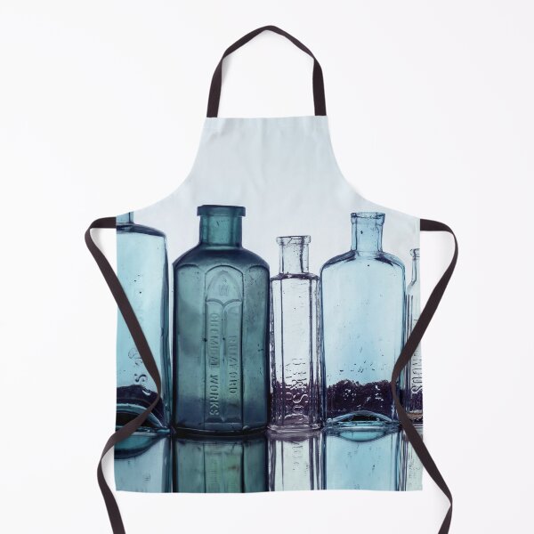 Item preview, Antique Bottles all in a Line designed and sold by KRBailey.