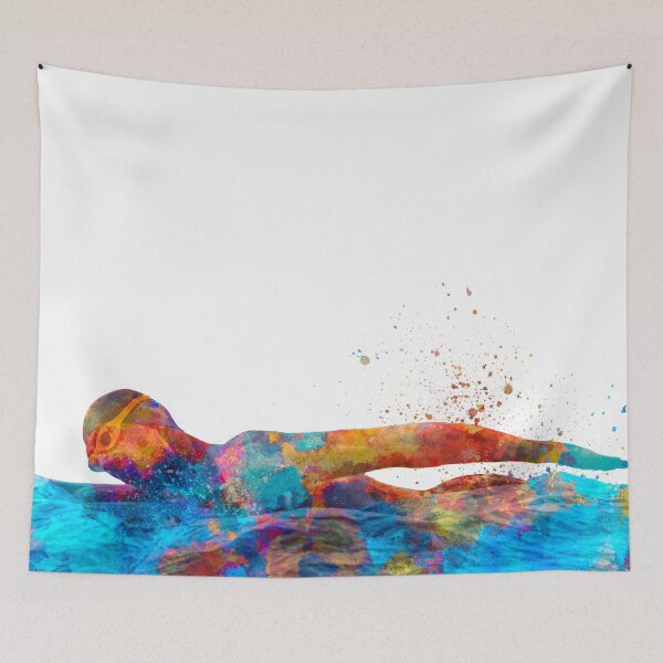 Item preview, Professional man swimmer inside swimming pool 04 designed and sold by paulrommer.
