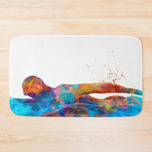 Item preview, Professional man swimmer inside swimming pool 04 designed and sold by paulrommer.