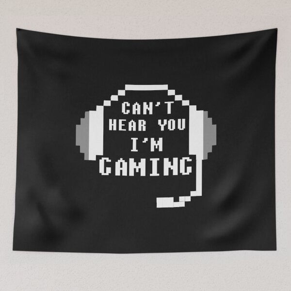 Item preview, Can't Hear You I'm Gaming Headset Old School Video Games Graphic Funny Gamer Gift designed and sold by alenaz.