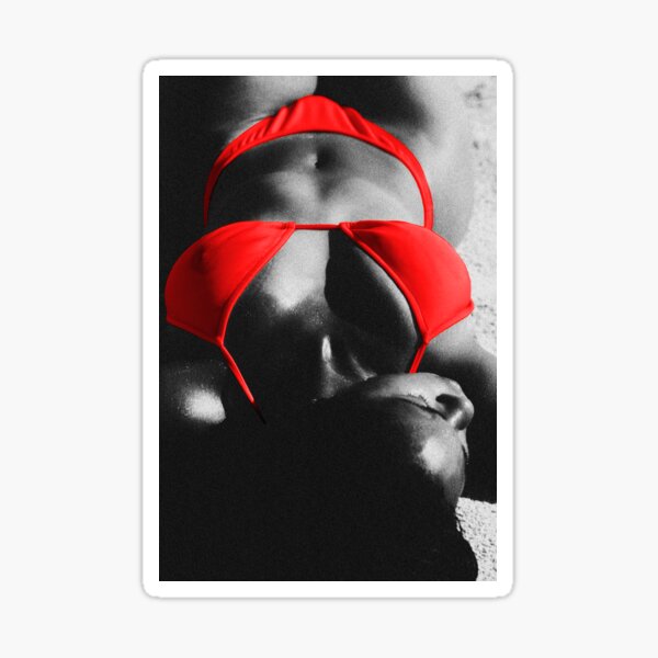 Red Bikini Sticker