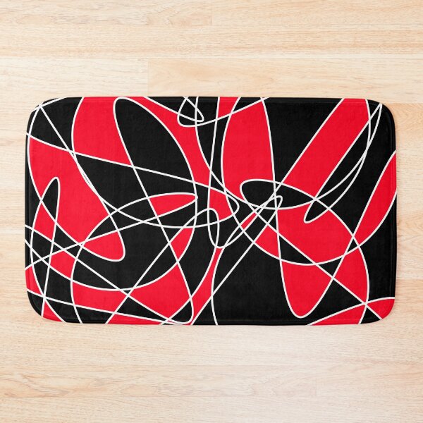 Item preview, Abstract pattern - red and black. designed and sold by K.S ART.