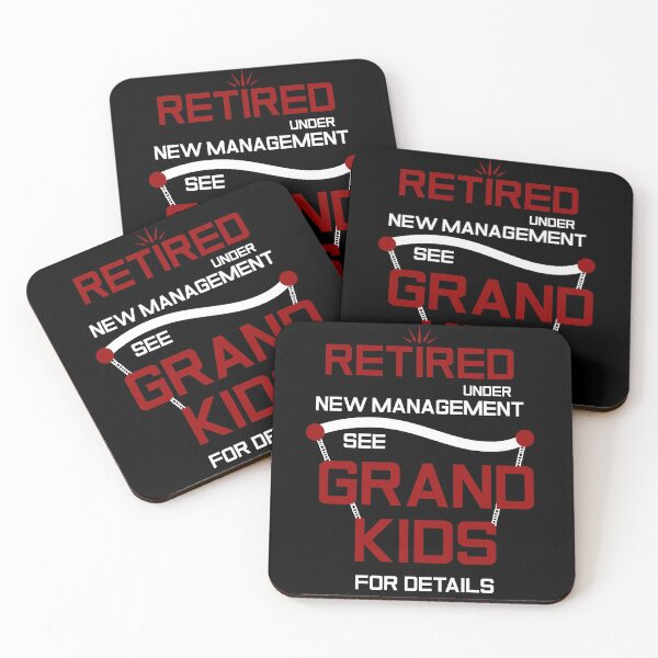 Item preview, Copy of Retired Under New Management See Grand Kids For Details Funny Retirement designed and sold by AshzShop.