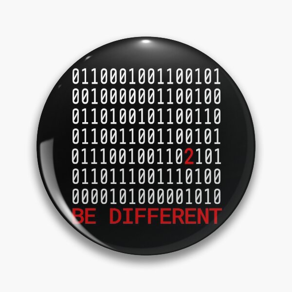 Artikelvorschau, Seien Sie anders - Binärcode entworfen und verkauft von GamerGetup.
