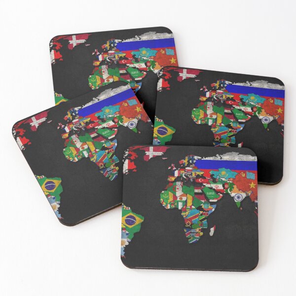 Item preview,  world map and country staring drawing designed and sold by 42youbest.