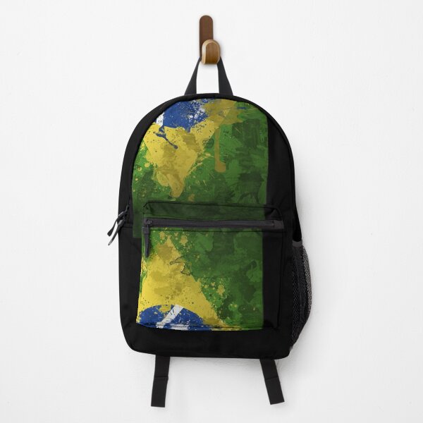 Item preview, Brazil Flag Brasil National Watercolor Brazilian designed and sold by majuga.