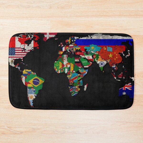 Item preview,  world map and country staring drawing designed and sold by 42youbest.
