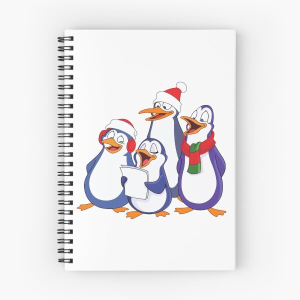 Item preview, Christmas Penguins Singing Christmas Carol Songs designed and sold by treasure-crafts.