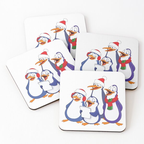 Item preview, Christmas Penguins Singing Christmas Carol Songs designed and sold by treasure-crafts.
