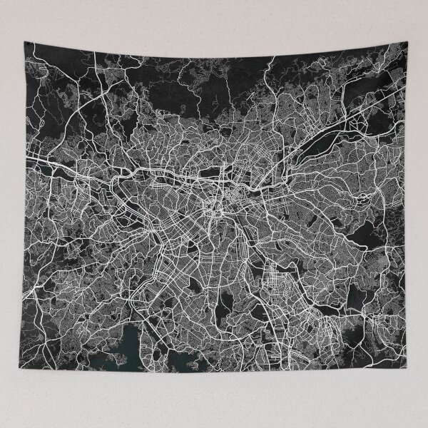 Item preview, Sao Paulo City Map of Brazil - Dark designed and sold by deMAP.