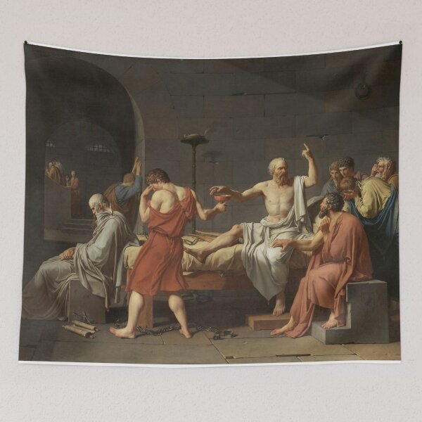 Item preview, The Death of Socrates by Jacques-Louis David - Vintage Art designed and sold by RickE.