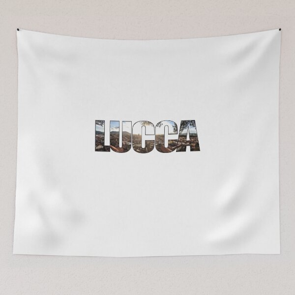 Item preview, Panorama of the Italian town of Lucca combined with the name designed and sold by CaptainWheels.