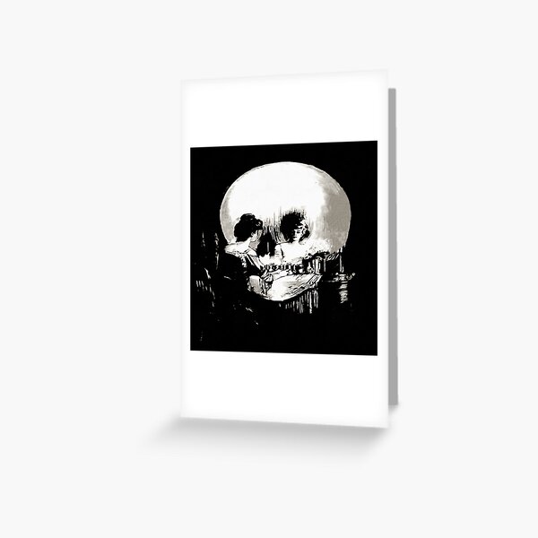 All Is Vanity Life, Death, and Existence Painting After Gilbert Greeting Card