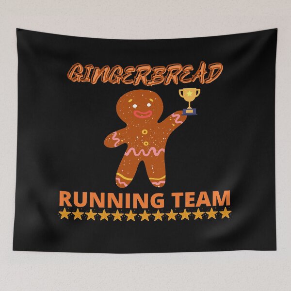 Item preview, Gingerbread Running Team designed and sold by Vibing-Right.