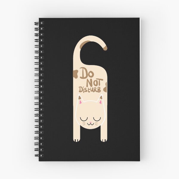 Item preview, Do Not Disturb Pink Cute Cat designed and sold by Opal Print.