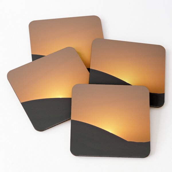 Item preview, Desert Huge Dune Silhouette Golden Sunset Landscape designed and sold by worldways.